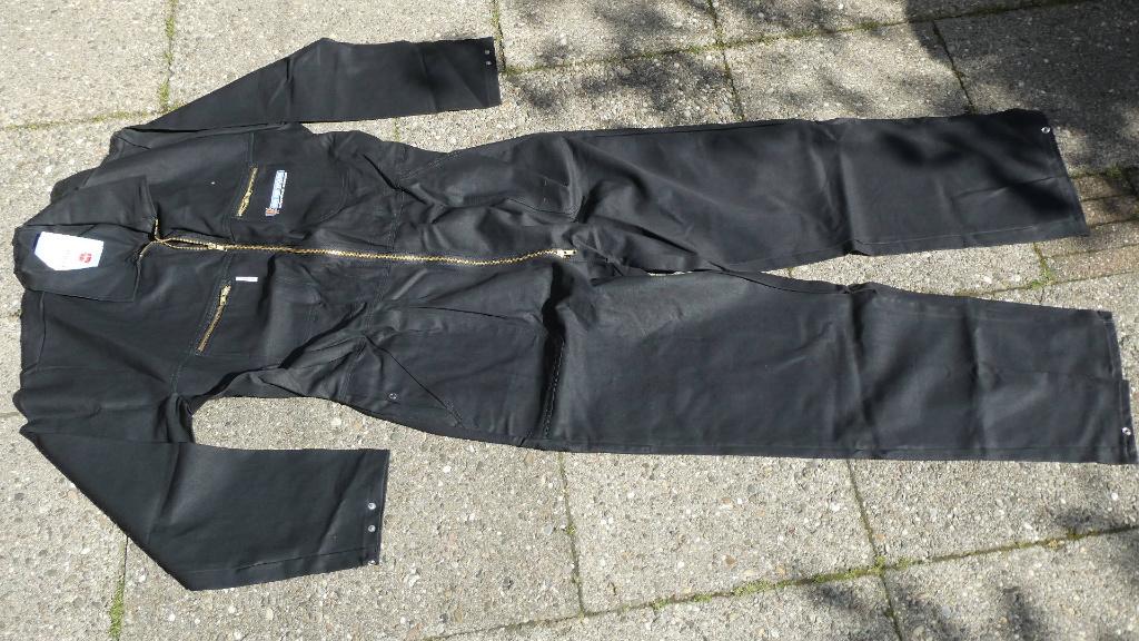 Zwarte overall (Maat 60), Tuin en Terras, Werkkleding, Ophalen, Zo goed als nieuw, Dames, Overall