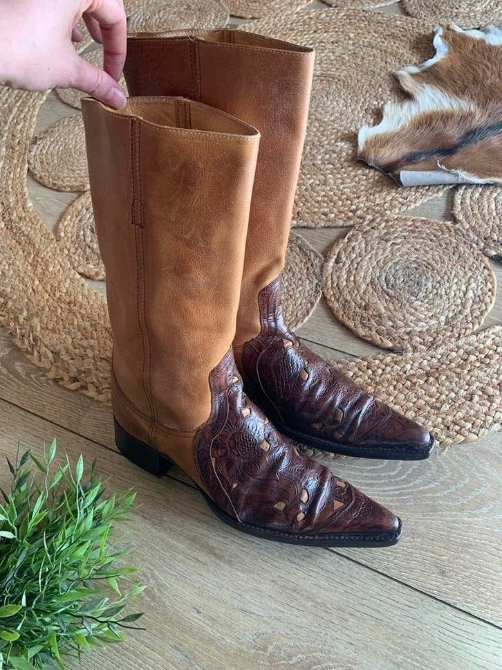 Sendra cowboylaarzen blokhak 39 western boots laarzen, Hoge laarzen, -, Ophalen of Verzenden, Zo goed als nieuw