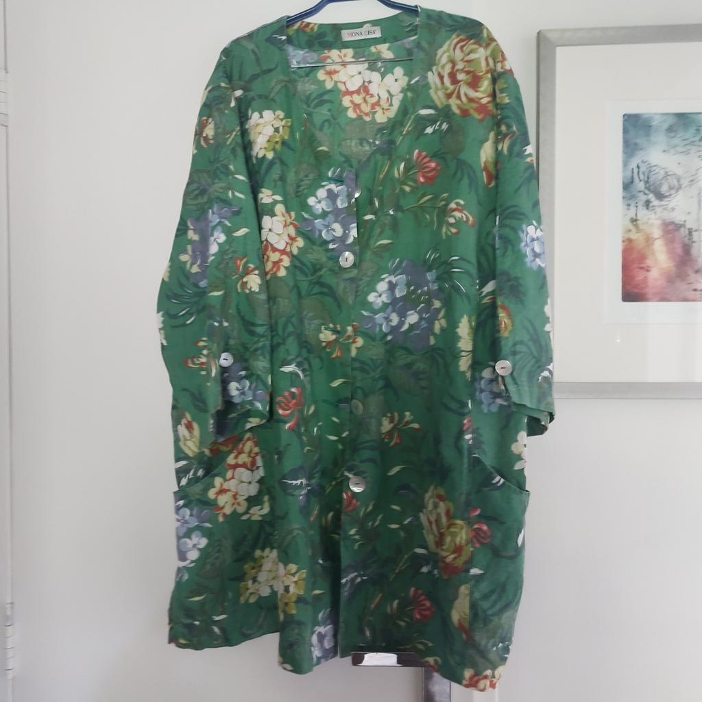 Linnen jasje Mona Lisa, Kleding | Dames, Ophalen of Verzenden, Zo goed als nieuw, Jasje of Colbert