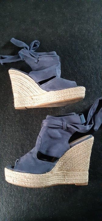 Espadrilles maat 40, Kleding | Dames, Schoenen, Ophalen of Verzenden, Zo goed als nieuw, Blauw, Espadrilles of Moccasins