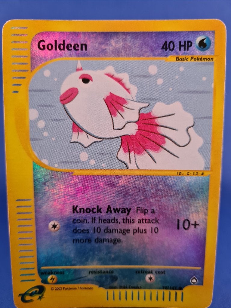 Goldeen 78/147 - Aquapolis (Reverse Holo), Verzenden, Gebruikt