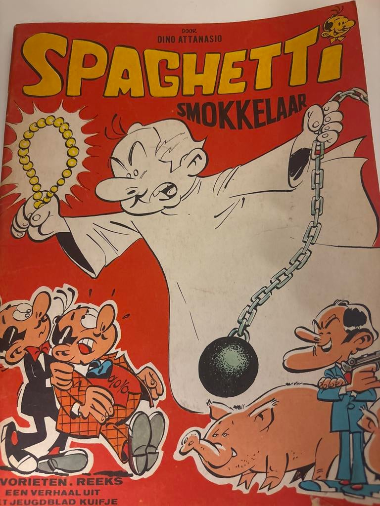 Spaghetti Smokkelaar - Kuifje stripboek, Boeken, Eén stripboek, Ophalen of Verzenden, Gelezen
