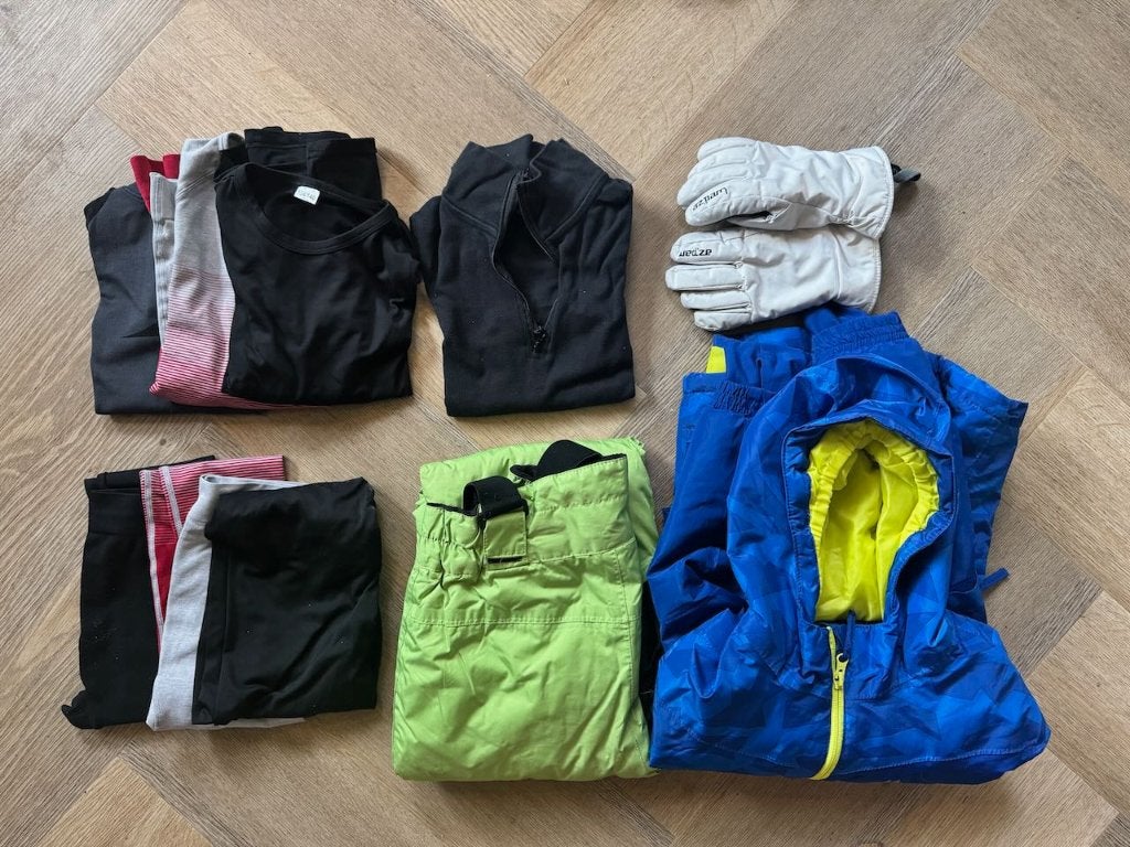 Complete set skikleding maat 134/140, Ophalen, Gebruikt, Jongen of Meisje