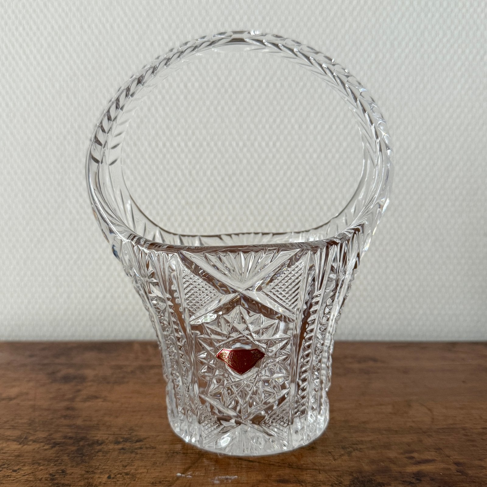 Vintage USSR kristallen mand – 24% loodkristal – jaren 60/70, Ophalen of Verzenden, Zo goed als nieuw, Rechthoekig