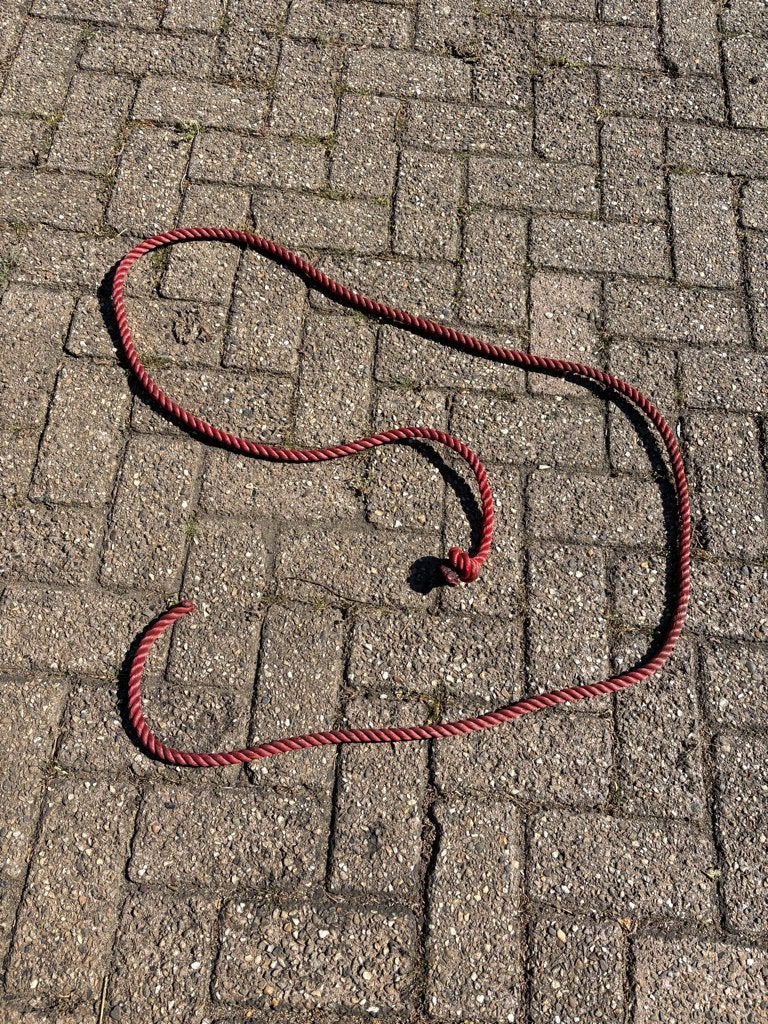 Stevig rood nylon touw, Ophalen of Verzenden, Gebruikt, Overige typen