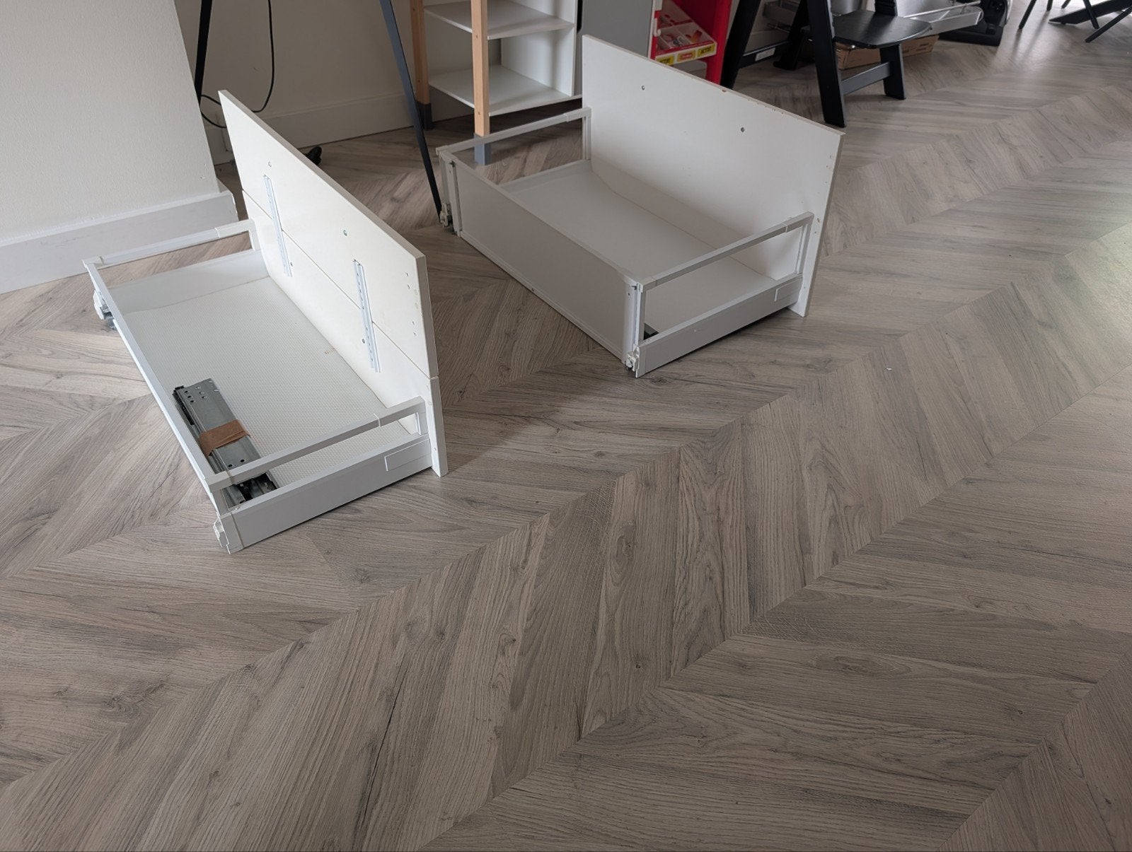 IKEA Maximera lades: 80x37 middel & 80x60 hoog), Ophalen, Gebruikt, Laminaat