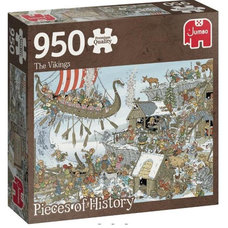 Jumbo Premium Collection Puzzel De Vikingen - 950 stukjes, Ophalen of Verzenden, 500 t/m 1500 stukjes