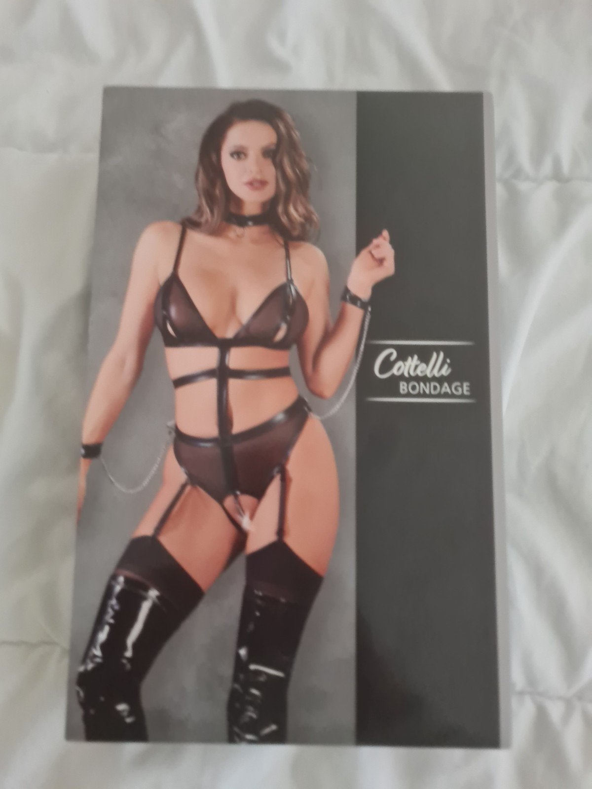 Cotteli lingerie bondage nieuw maat m, Verzenden, Zwart, Setje