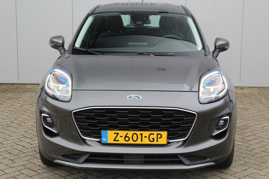 Ford Puma 1.0-125pk EcoBoost Mild-Hybrid Titanium. Fabrieksg, Voorwielaandrijving, 12 maanden, Stof, Zwart