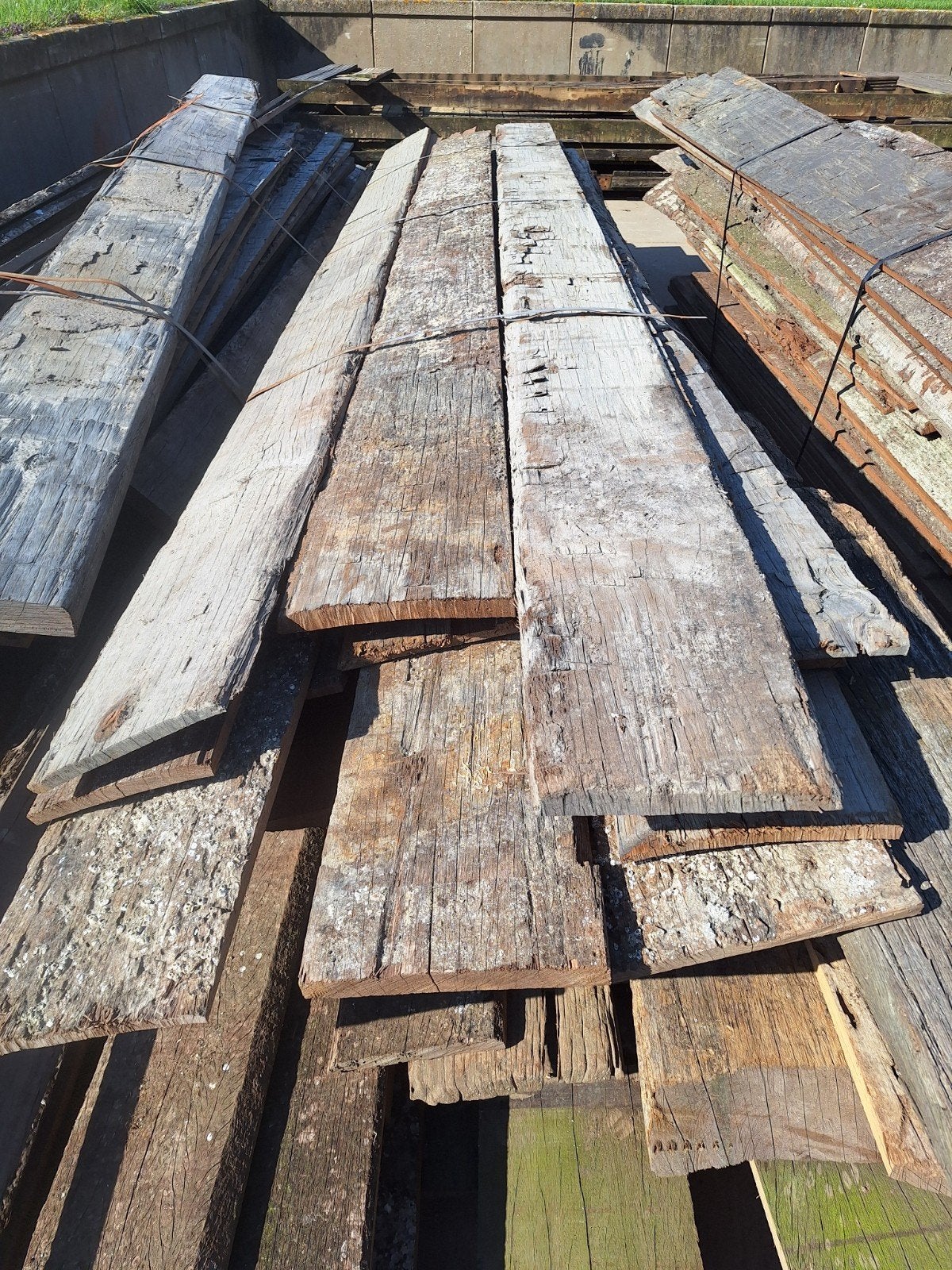 barnwood  meerpaalplanken  duurzaam gevelbekleding, Ophalen of Verzenden, Gebruikt, 250 cm of meer, Planken