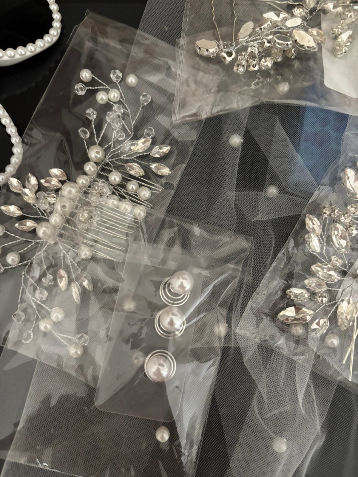 Nieuwe Haaraccessoires voor Trouwerij - Bruidshaar Sieraden, Ophalen of Verzenden, Nieuw