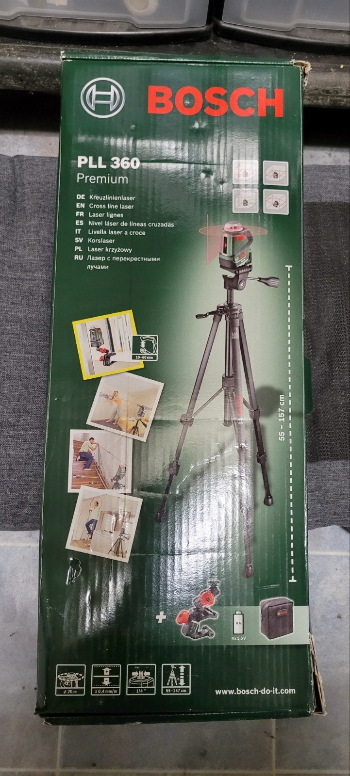 Bosch rode kruislijnlaser te koop, Ophalen, Nieuw, Driepoot
