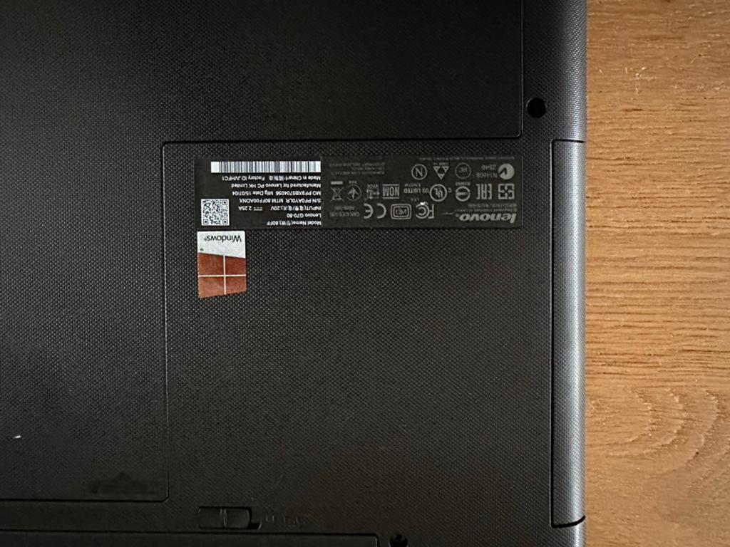 Lenovo G70 Laptop, Computers en Software, Harde schijven, Gebruikt, 17 Inch, HDD, Ophalen of Verzenden