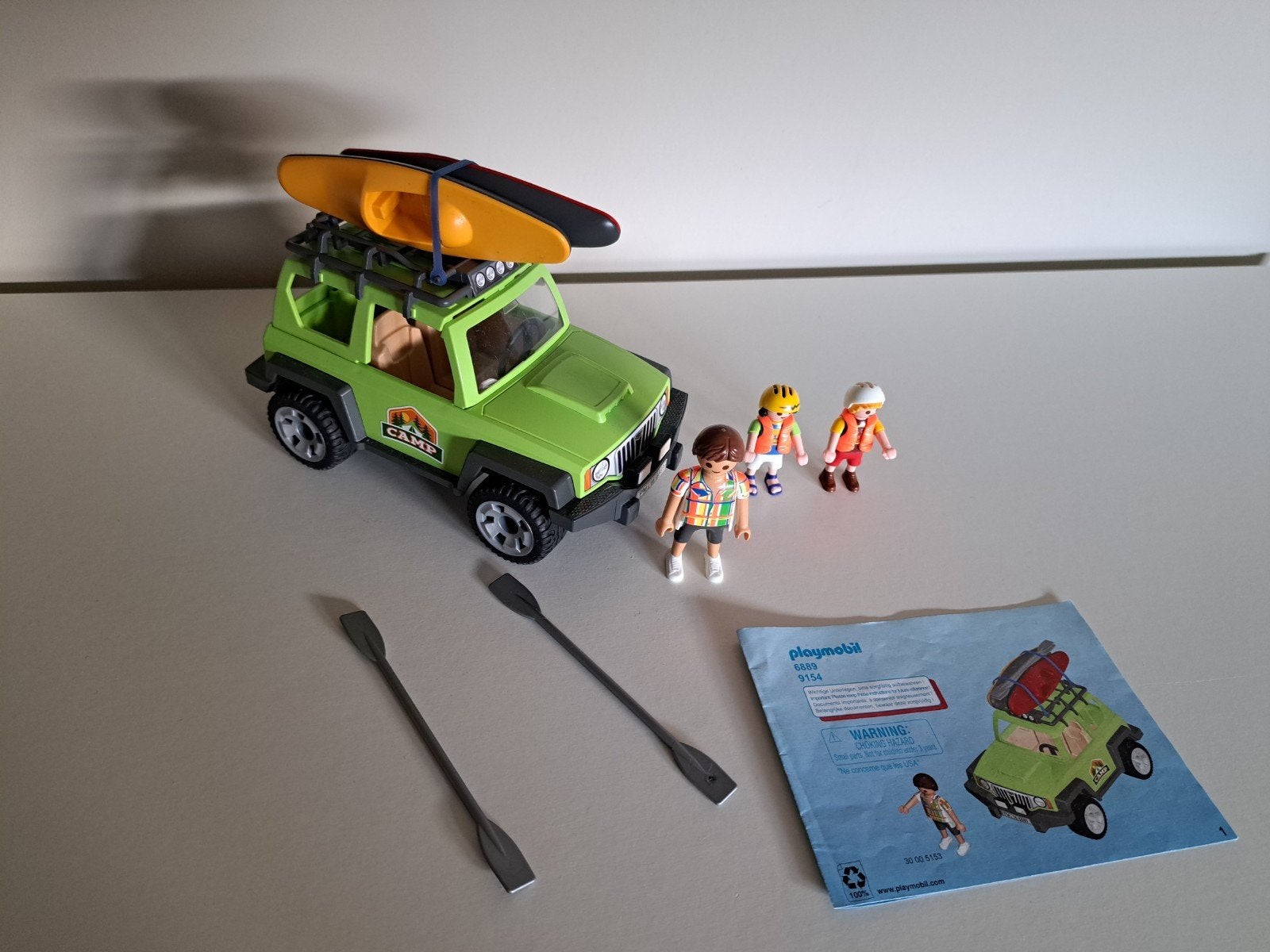Playmobil 6889 Camping Jeep, Ophalen of Verzenden, Zo goed als nieuw