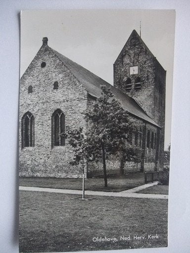 P327 Oldehove - Ned. Herv. Kerk - 1973, Verzamelen, Ansichtkaarten | Nederland, Verzenden, 1960 tot 1980, Ongelopen, Groningen