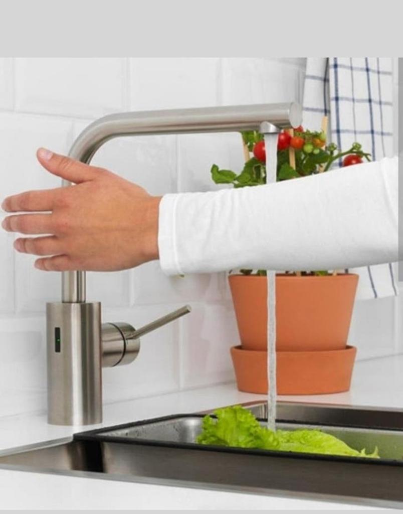 IKEA Tamnären Keukenkraan met sensor, RVS-kleur nieuw, Ophalen of Verzenden, Nieuw