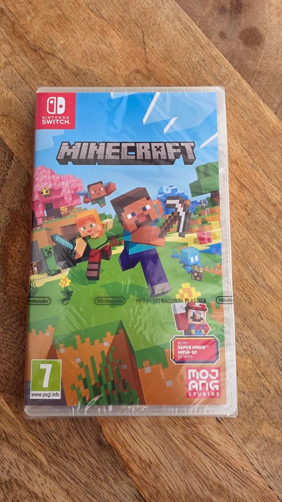 Minecraft Nintendo Switch - Nieuw en Geseald, Spelcomputers en Games, Ophalen of Verzenden