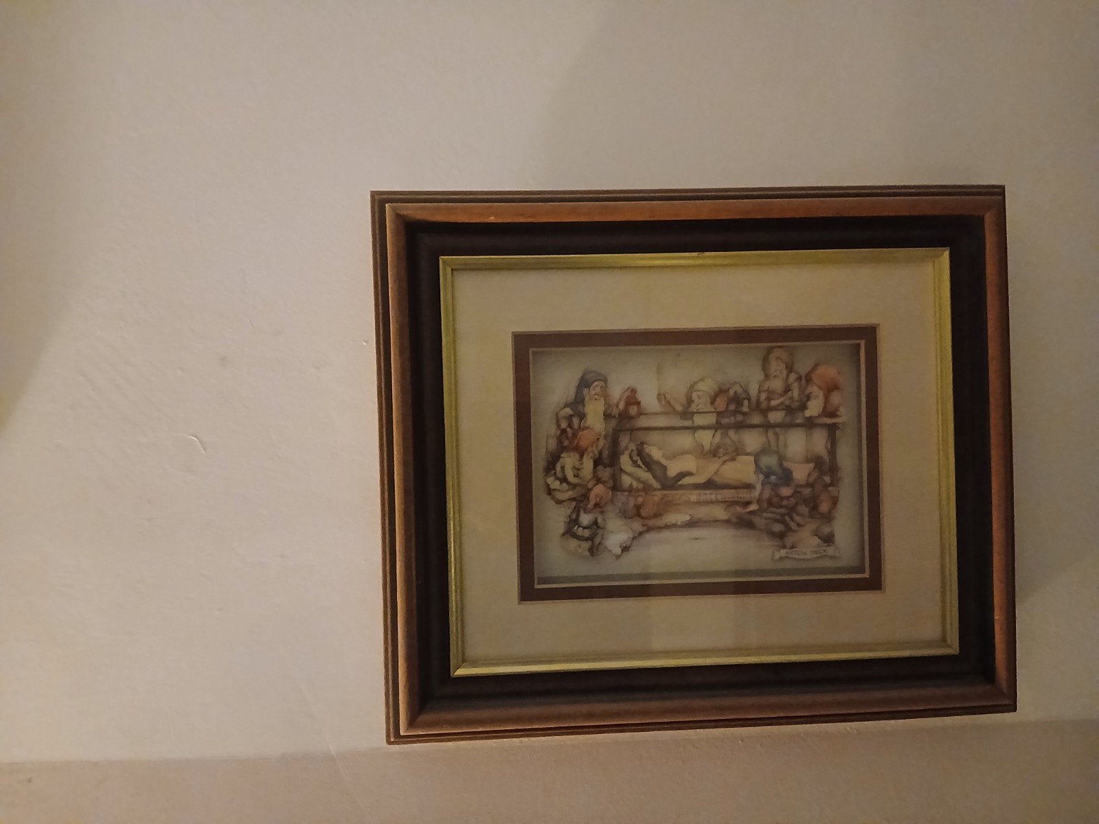 Herman Piek Schilderij - Engeltjes in hemelbed, Doek, Ophalen of Verzenden, Olieverf, Klassiek