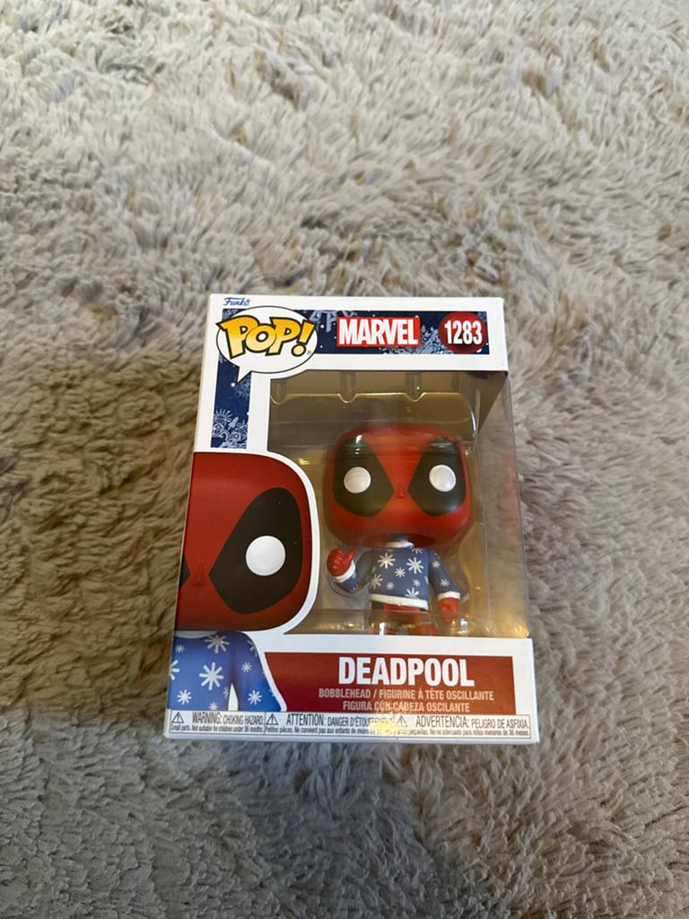 Funko Pop! Marvel Deadpool Kersttrui #1283, Ophalen of Verzenden, Zo goed als nieuw