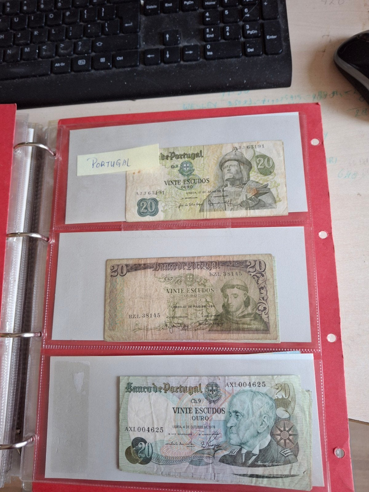 13 Portugese bankbiljetten - Diverse Escudo's, Ophalen of Verzenden, Overige landen, Setje