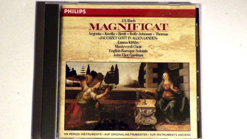 J.S. Bach - Magnificat & Jauchzet Gott in allen Landen CD, Ophalen of Verzenden, Zo goed als nieuw, Inclusief boekje, Oratorium