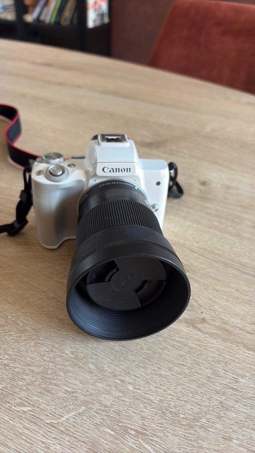 Canon eos m50 mark ii met 30mm 1.4 lens, Ophalen, Zo goed als nieuw, Systeemcamera, Canon