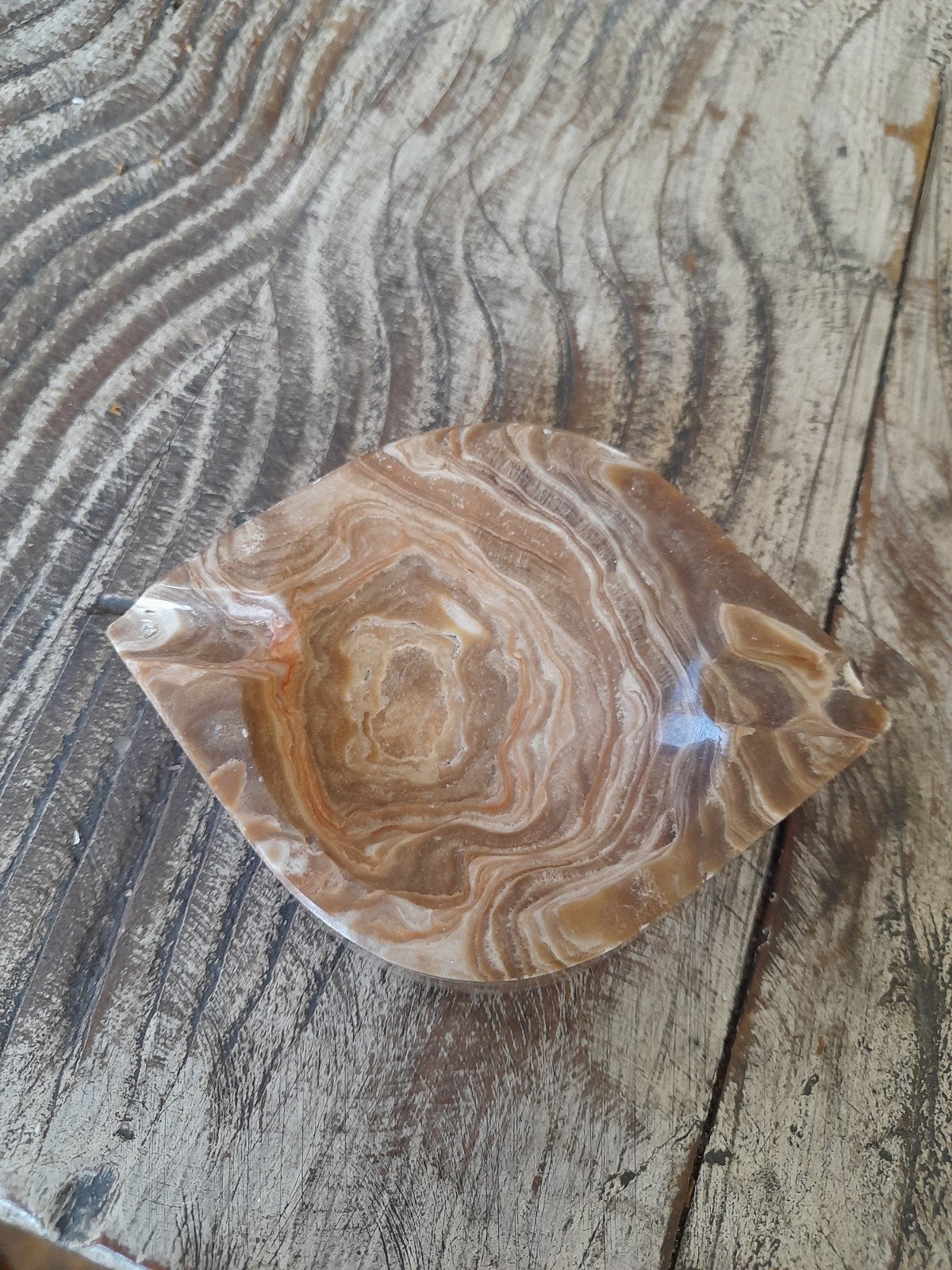Unieke onyx asbak - Natuurlijke schoonheid voor uw huis, Antiek en Kunst, Ophalen