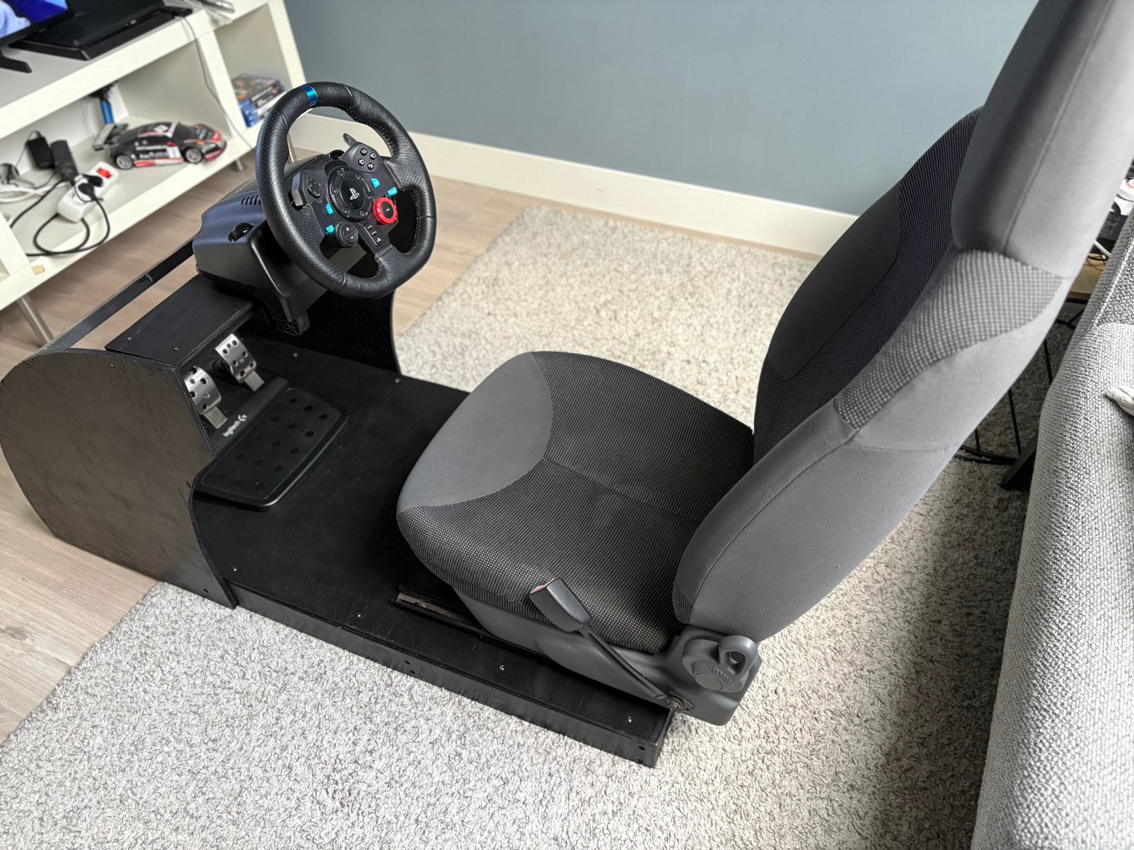 Logitech G29 Racing Set + Racestoel | PS4/PS5/PC | Compleet, Ophalen, Zo goed als nieuw, Playseat of Racestoel, PlayStation 4