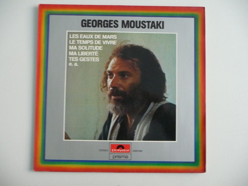 lp GEORGES MOUSTAKI - 10 CHASONS - POLYDOR RECORDS, 1976, LP, Gebruikt, Ophalen of Verzenden, 12 inch