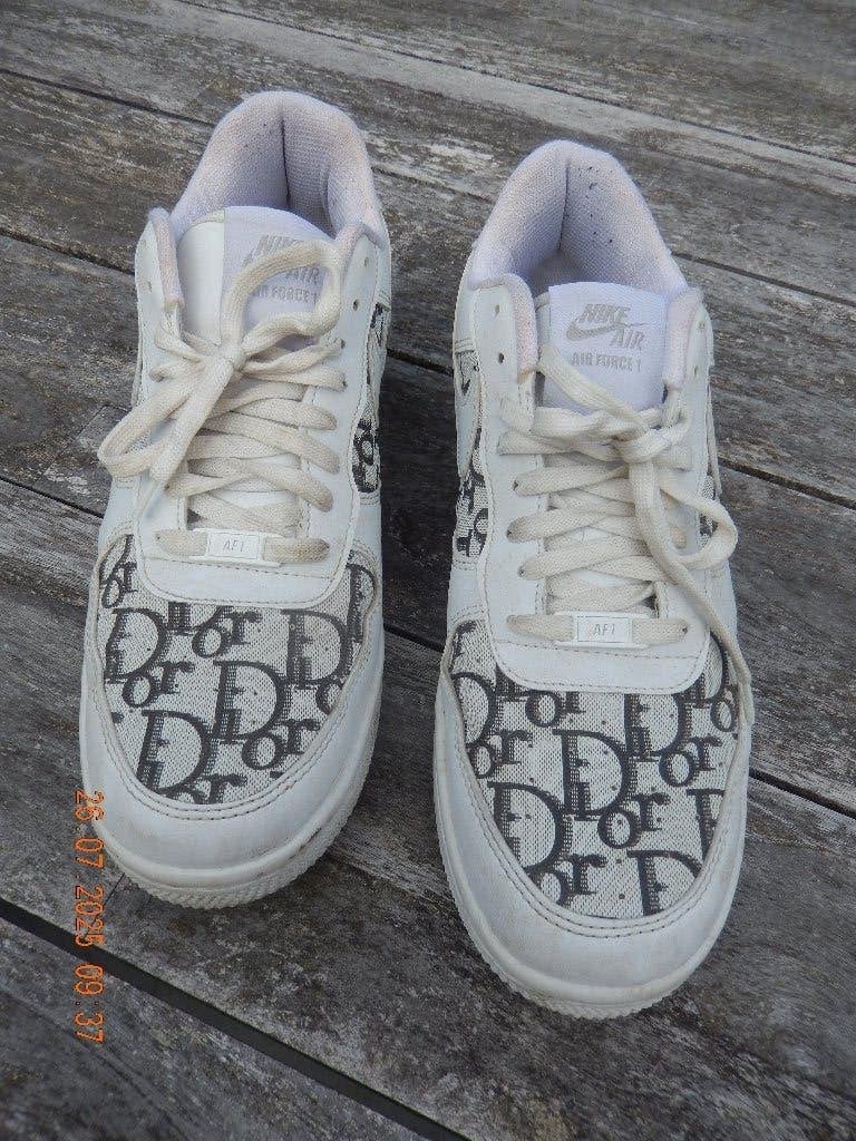 Nike Air heren sneaker Dior opdruk 44, Overige kleuren, Nike, Ophalen of Verzenden, Sneakers of Gympen