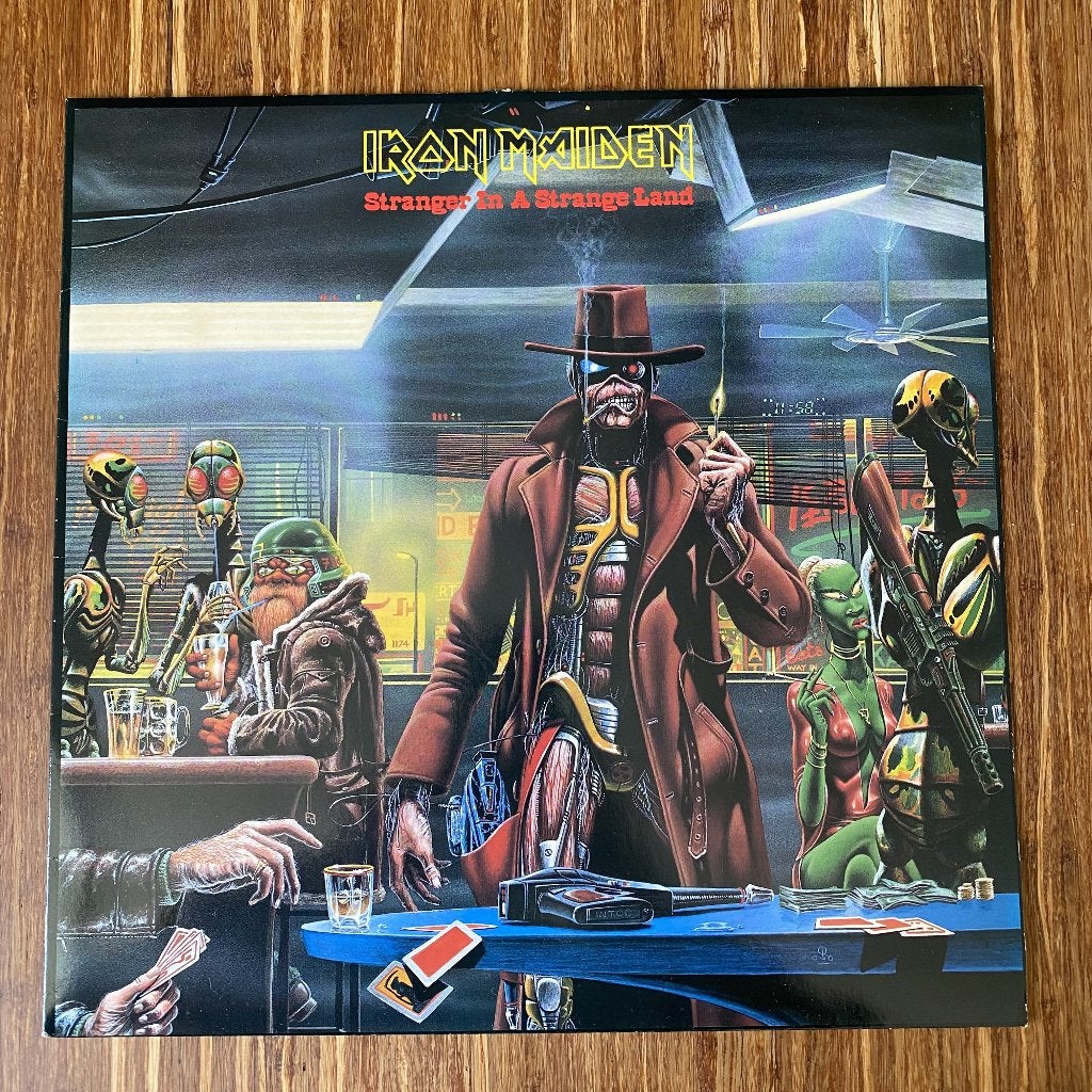 Iron Maiden - Stranger in a Strange land (12" 45 rpm 1986), Heavy metal, Gebruikt, EP, 12 inch