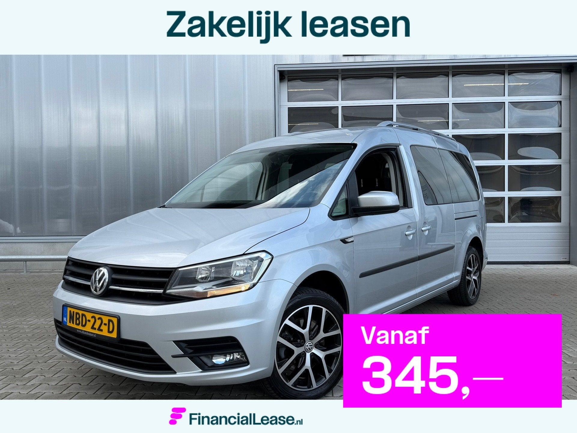 Volkswagen Caddy Maxi 1.4 TSI Comfortline / 7 persoons/ 1e e, Gebruikt, Zwart, 4 cilinders, 7 stoelen