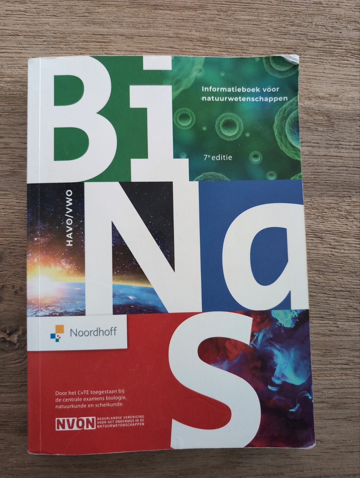 BINAS HAVO/VWO 7e editie Informatieboek natuurwetenschappen, Boeken, Noordhoff, Ophalen of Verzenden, Zo goed als nieuw, Beta