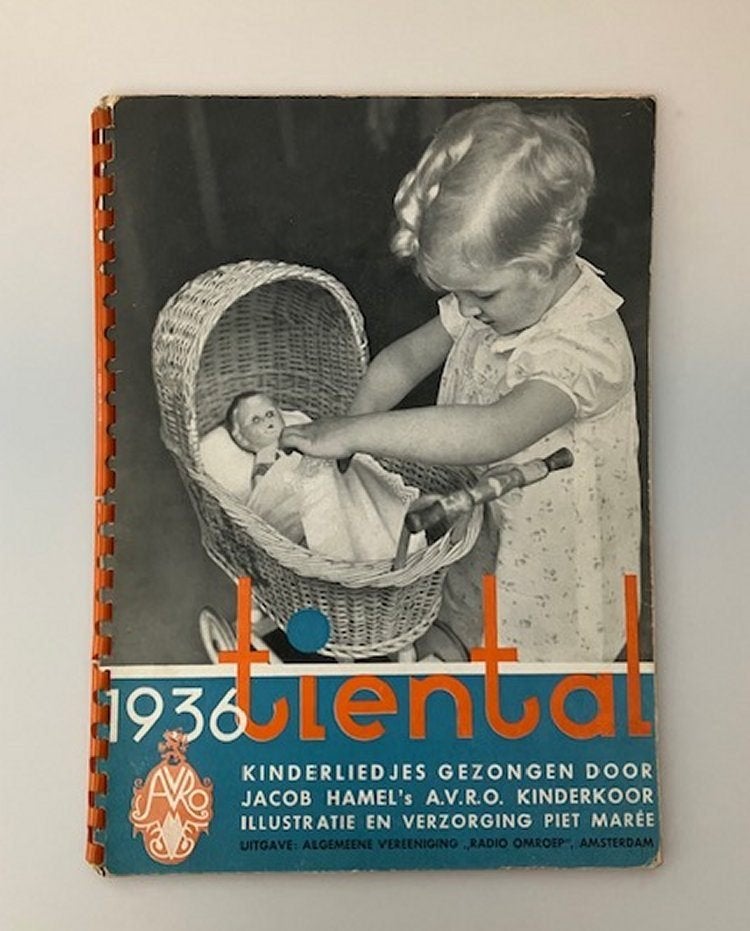 1936 Tiental Kinderliedjes - AVRO kinderkoor  € 0,00, Muziek en Instrumenten, Bladmuziek, Gebruikt, Overige genres, Overige soorten