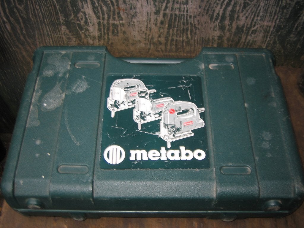 metabo decuopeerzaag met toerental en koffer, Ophalen of Verzenden, Gebruikt, Overige typen