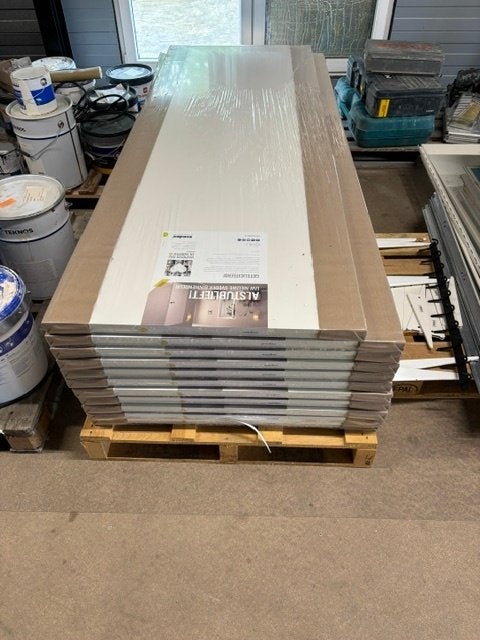 Svedex opdekdeuren wit, Doe-het-zelf en Verbouw, Deuren en Horren, Ophalen, 80 tot 100 cm, Binnendeur, Nieuw