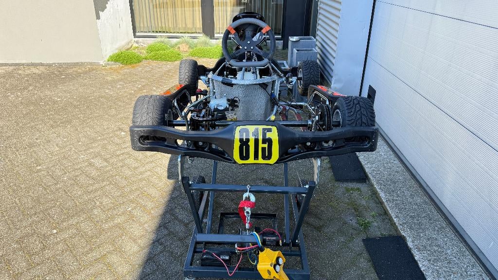 2x Kart Republic (KR) Mini Chassis, Trolley + A Lot of Parts, Ophalen, Zo goed als nieuw, Kart
