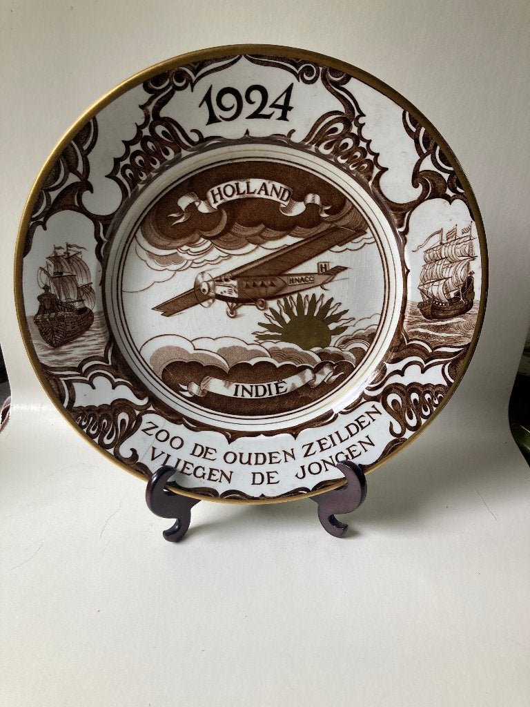 Eerste postvlucht Holland Indié 1924, Ophalen of Verzenden