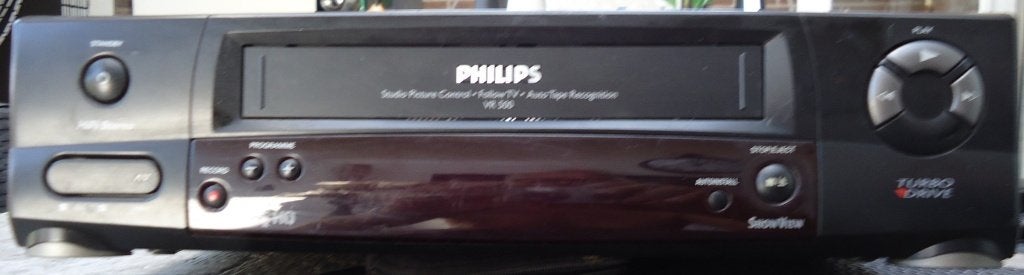 Philips videorecorder  VR 500/02 + kabels overzetten naar PC, Ophalen of Verzenden, Gebruikt, VHS-speler of -recorder