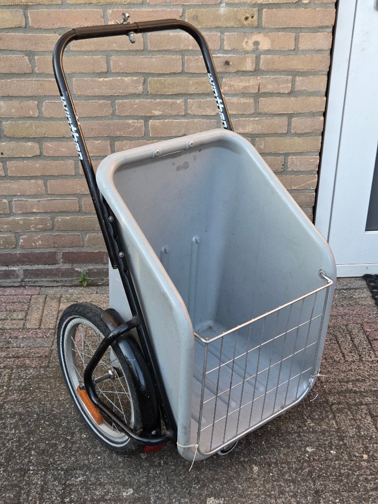 2 Leuke Fietskarren Ideaal Voor Kranten Of Boodschappen., Fietsen en Brommers, Ophalen, Gebruikt, Bagagekar, 40 tot 60 kg