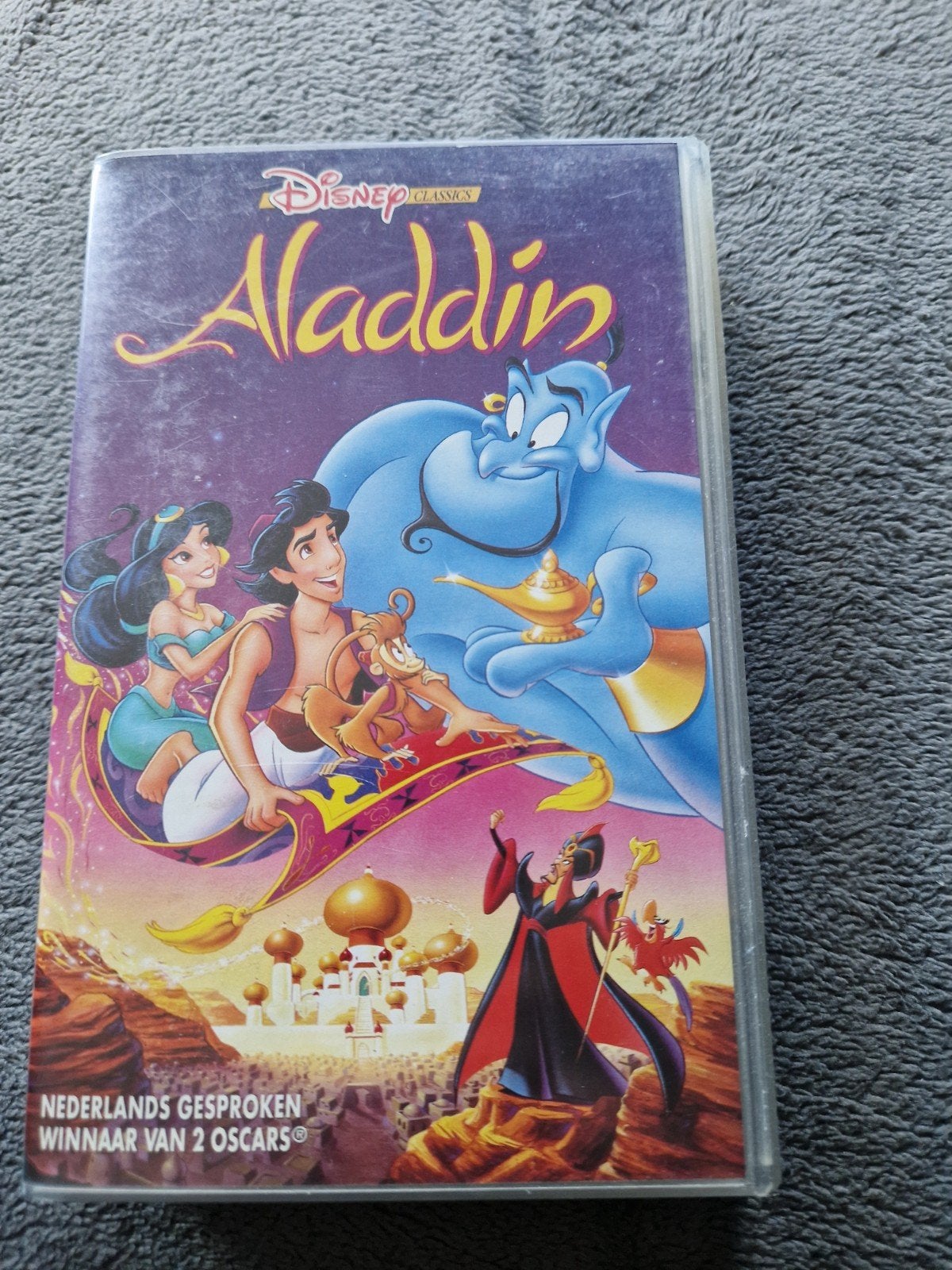 Aladdin VHS - Nederlands Gesproken - Disney Classic, Ophalen, Gebruikt, Alle leeftijden, Nederlands