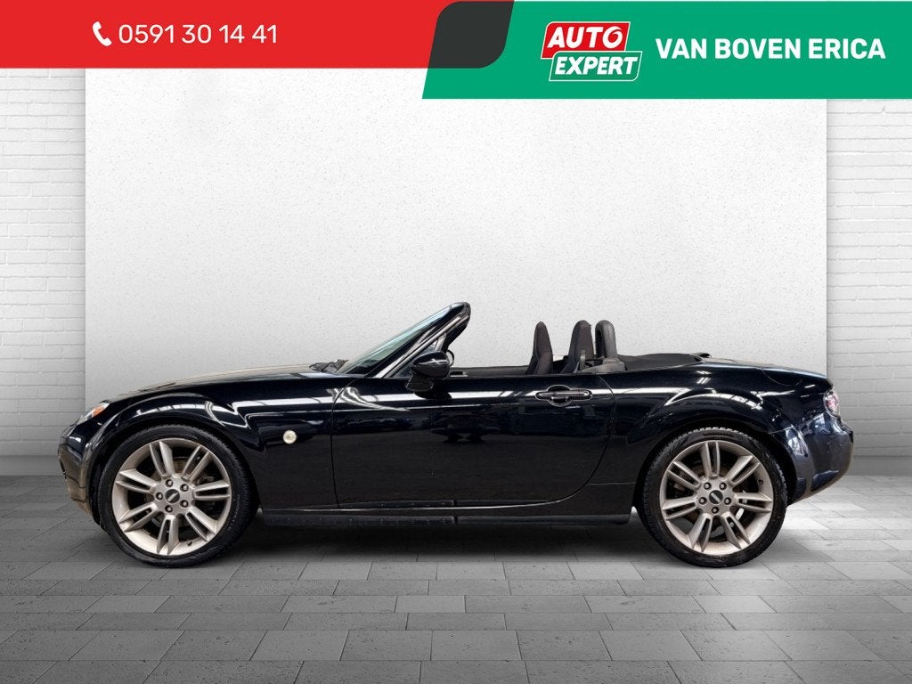 Mazda MX-5 1.8 Exclusive Clima 18"lmv (bj 2006), Gebruikt, Zwart, 4 cilinders, Cabriolet