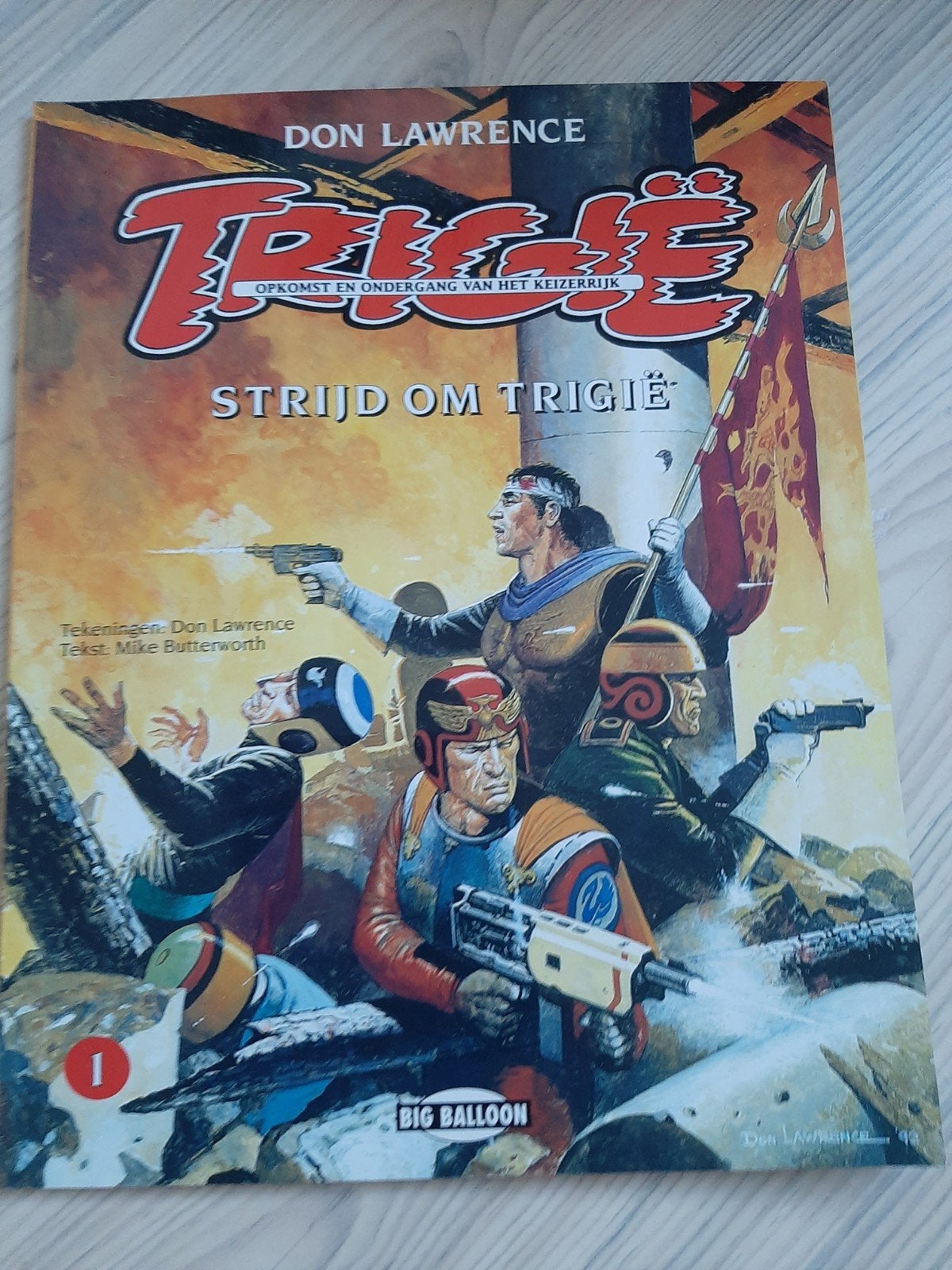 Trigie Strijd om Trigie deel 1 - Don Lawrence, Ophalen of Verzenden