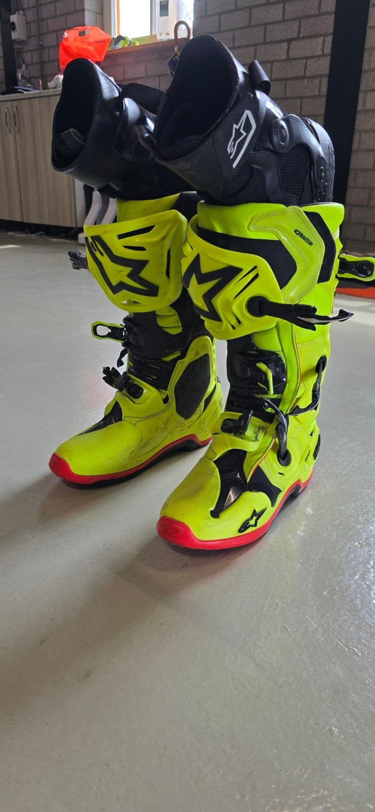 Alpinestar Tech 10, Motoren, Kleding | Motorkleding, Ophalen, Tweedehands, Laarzen, Alpinestars