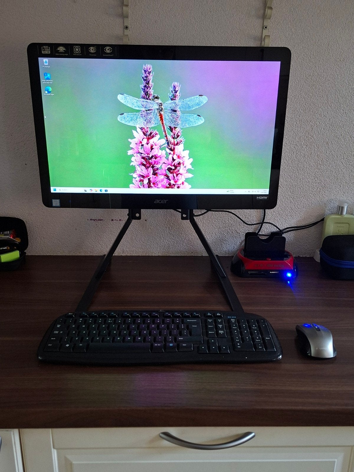 Acer Aspire Z24-889-NL All-in-One PC - i7-7700T, 8GB RAM, Computers en Software, Desktop Pc's, Gebruikt, Info@acer.com, 2 tot 3 Ghz