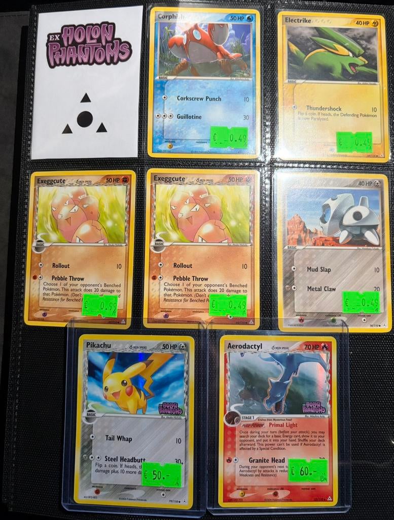 EX Holon Phantoms Pokemon kaarten, Ophalen of Verzenden, Zo goed als nieuw, Meerdere kaarten