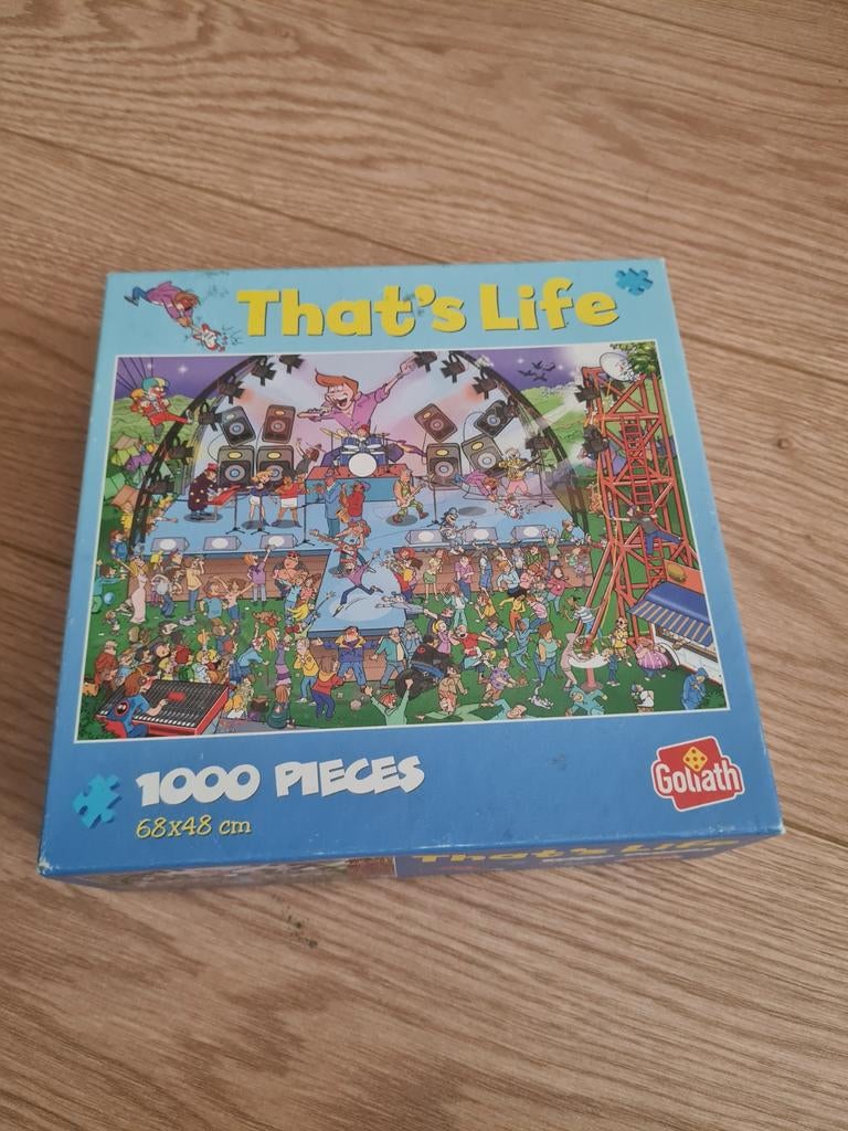Puzzel That's Life - 1000 stukjes - Goliath - Compleet, Hobby en Vrije tijd, Ophalen of Verzenden