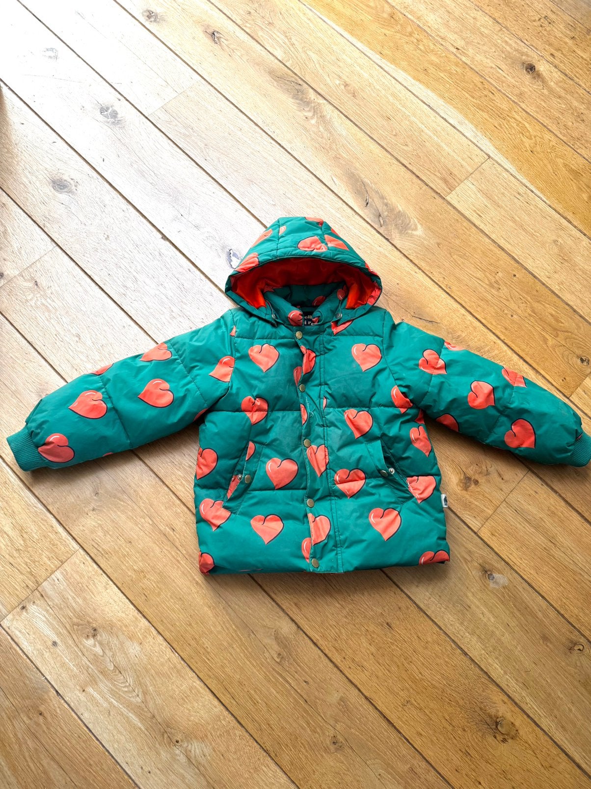 Mini rodini winterjas maat 122, Ophalen, Gebruikt, Jongen of Meisje, Jas