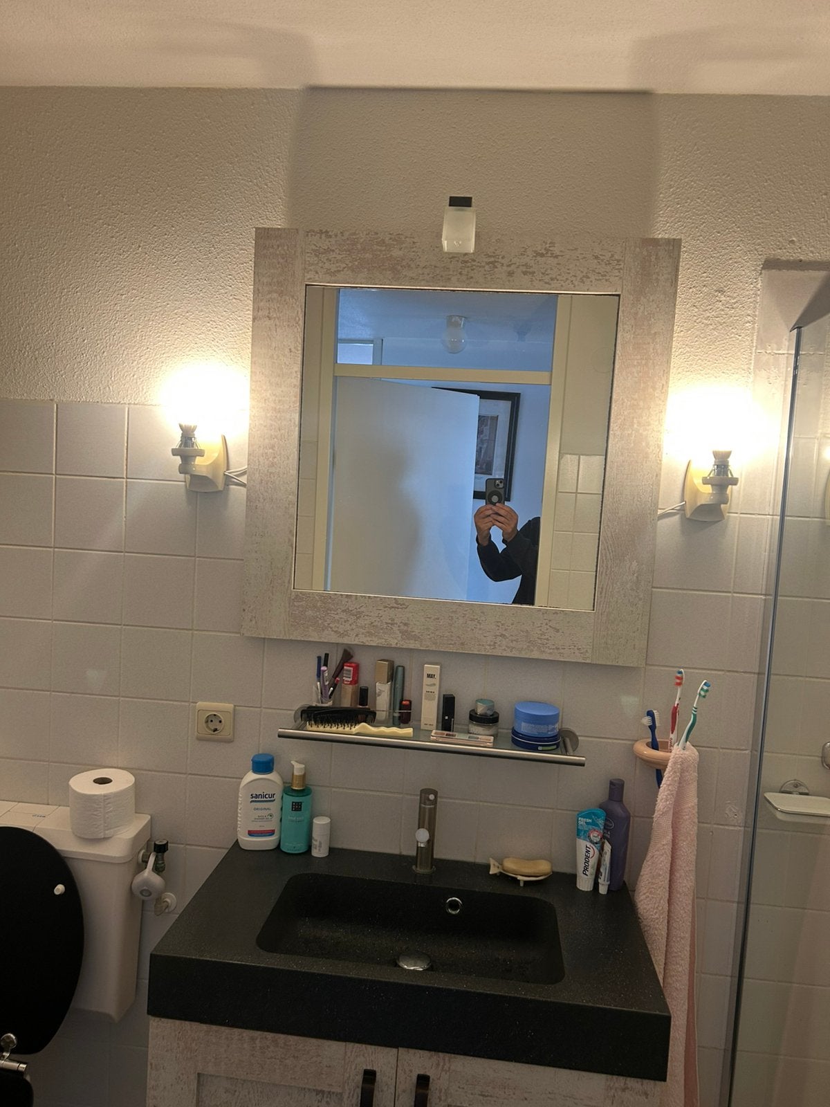 Badkamer meubel compleet, Ophalen, Zo goed als nieuw, 25 tot 50 cm, Minder dan 100 cm