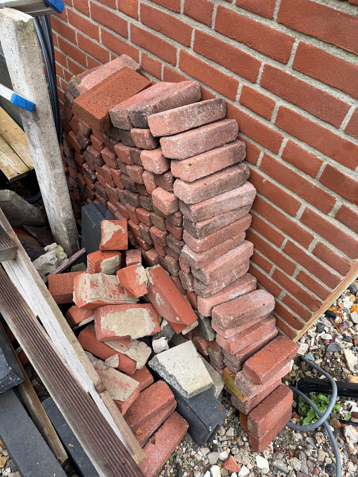 Terras stenen en waaltjes, Ophalen of Verzenden, Gebruikt, Beton, Klinkers